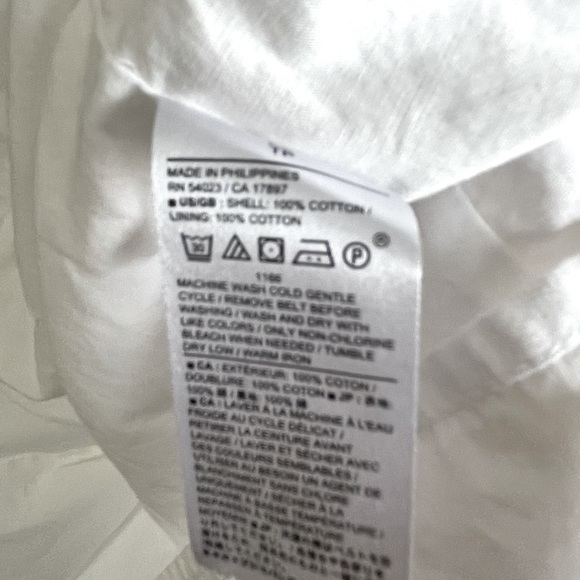 100% Cotton White Banana Republic Sundress Size XS - Picture 4 of 4